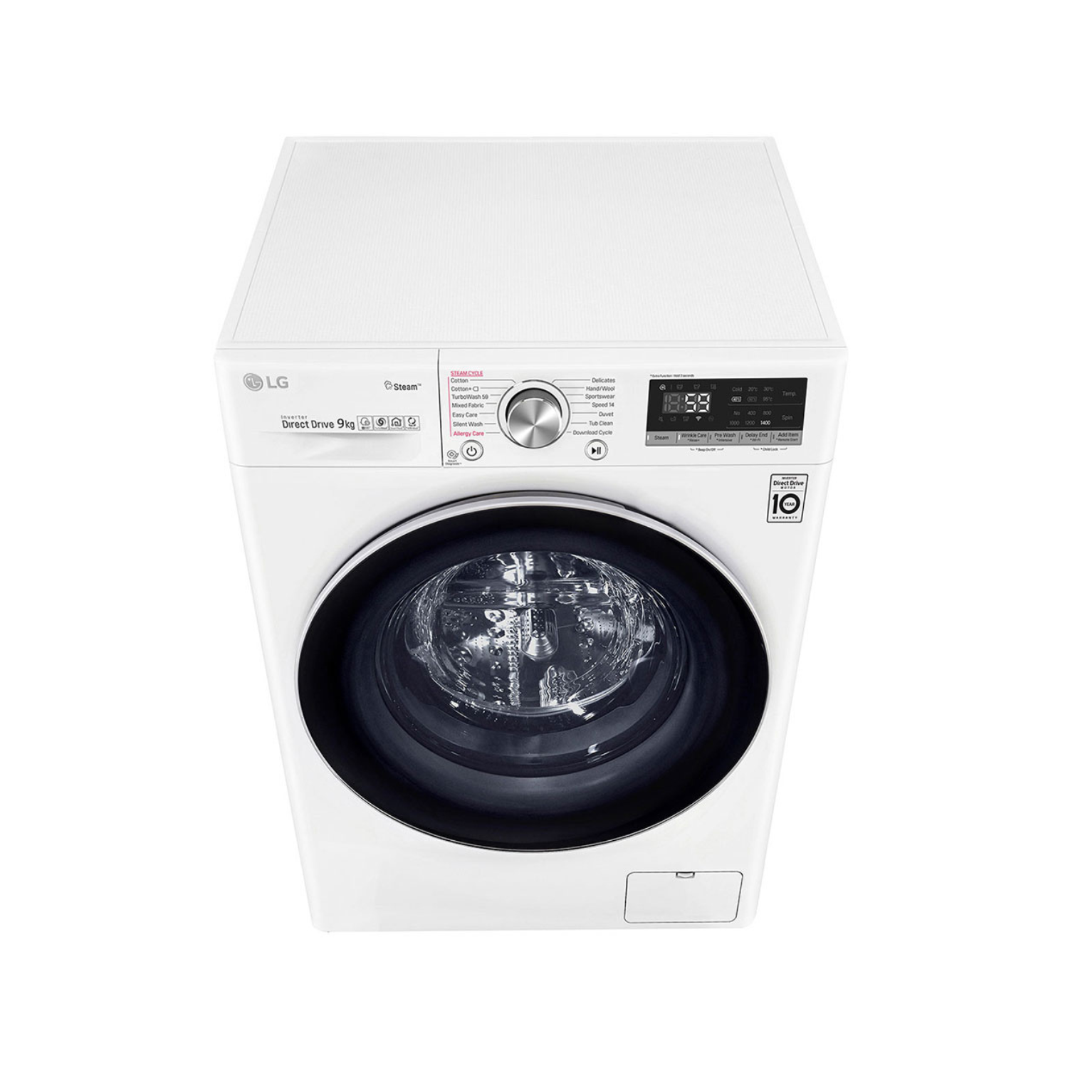 9kg LG AI Direct Drive TurboWash™ Front Load Washing Machine