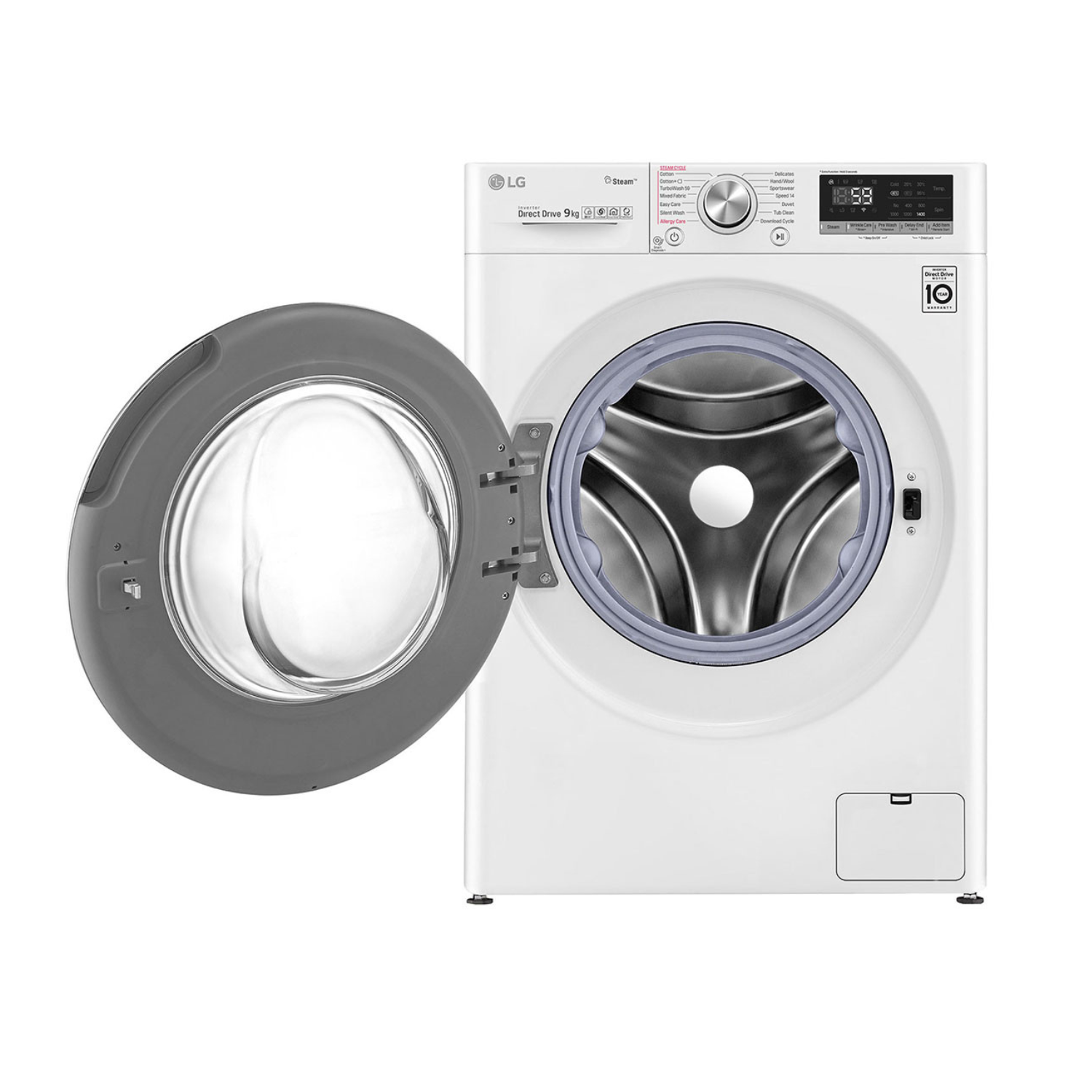 9kg LG AI Direct Drive TurboWash™ Front Load Washing Machine