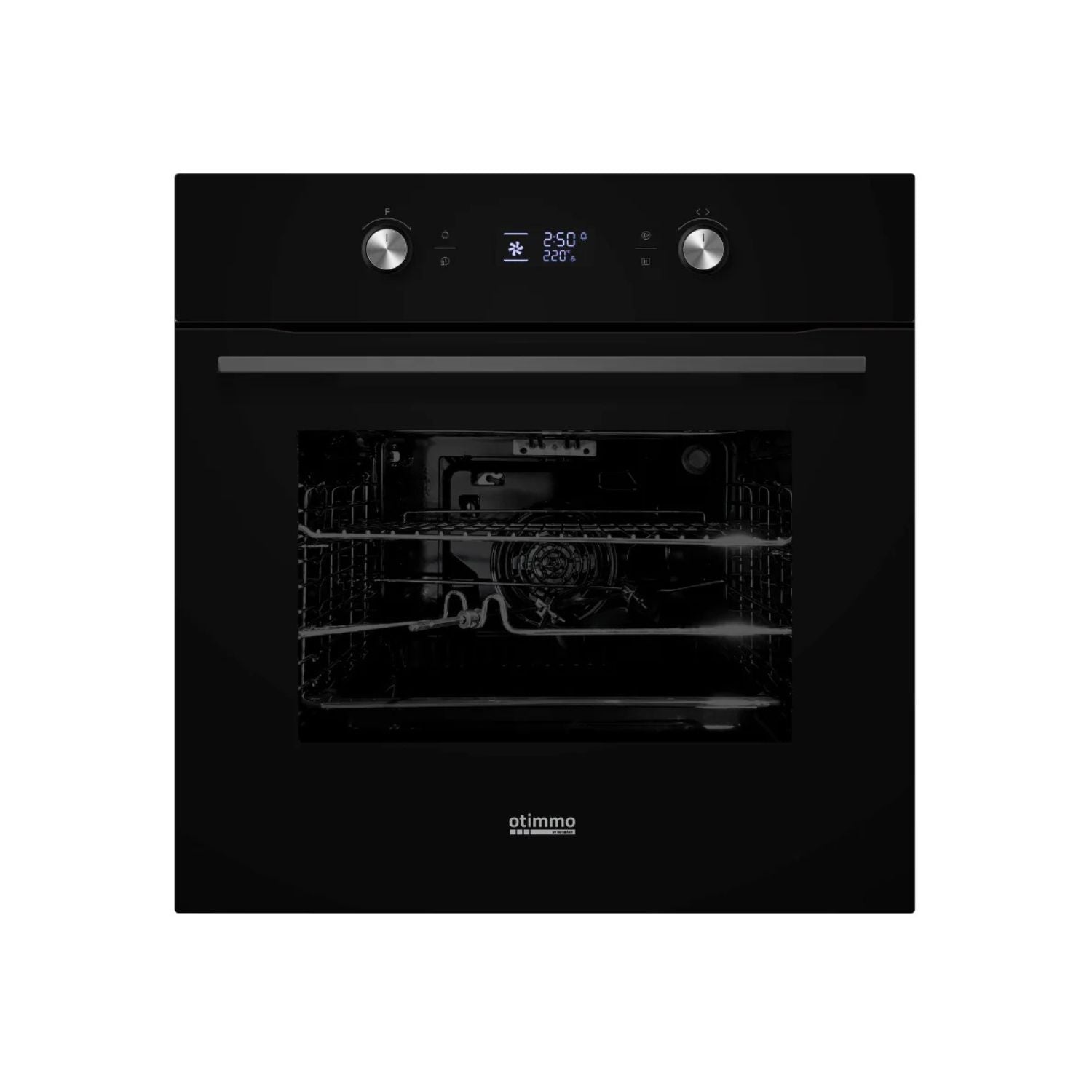 60cm EuropAce EBO3821DBK - 82L Built-in Oven (Touch + Knob)