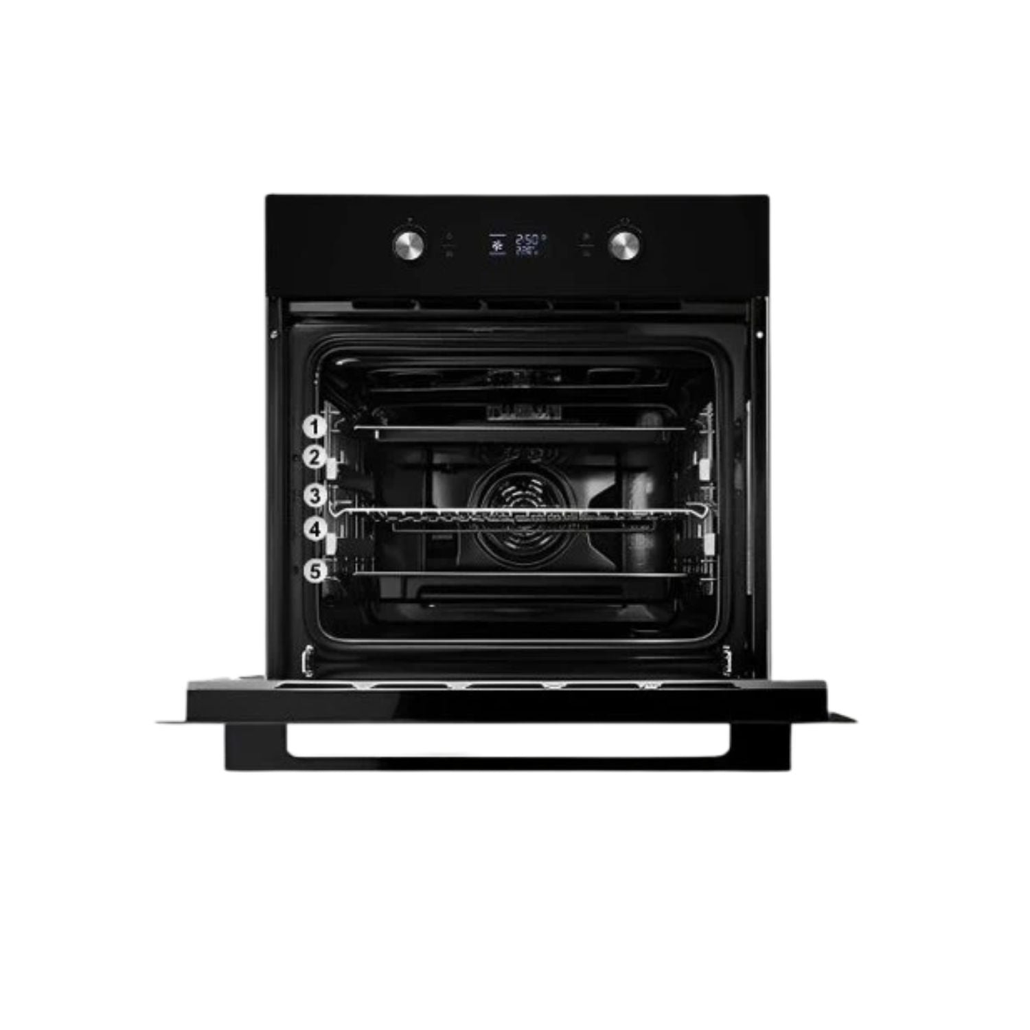 60cm EuropAce EBO3821DBK - 82L Built-in Oven (Touch + Knob)