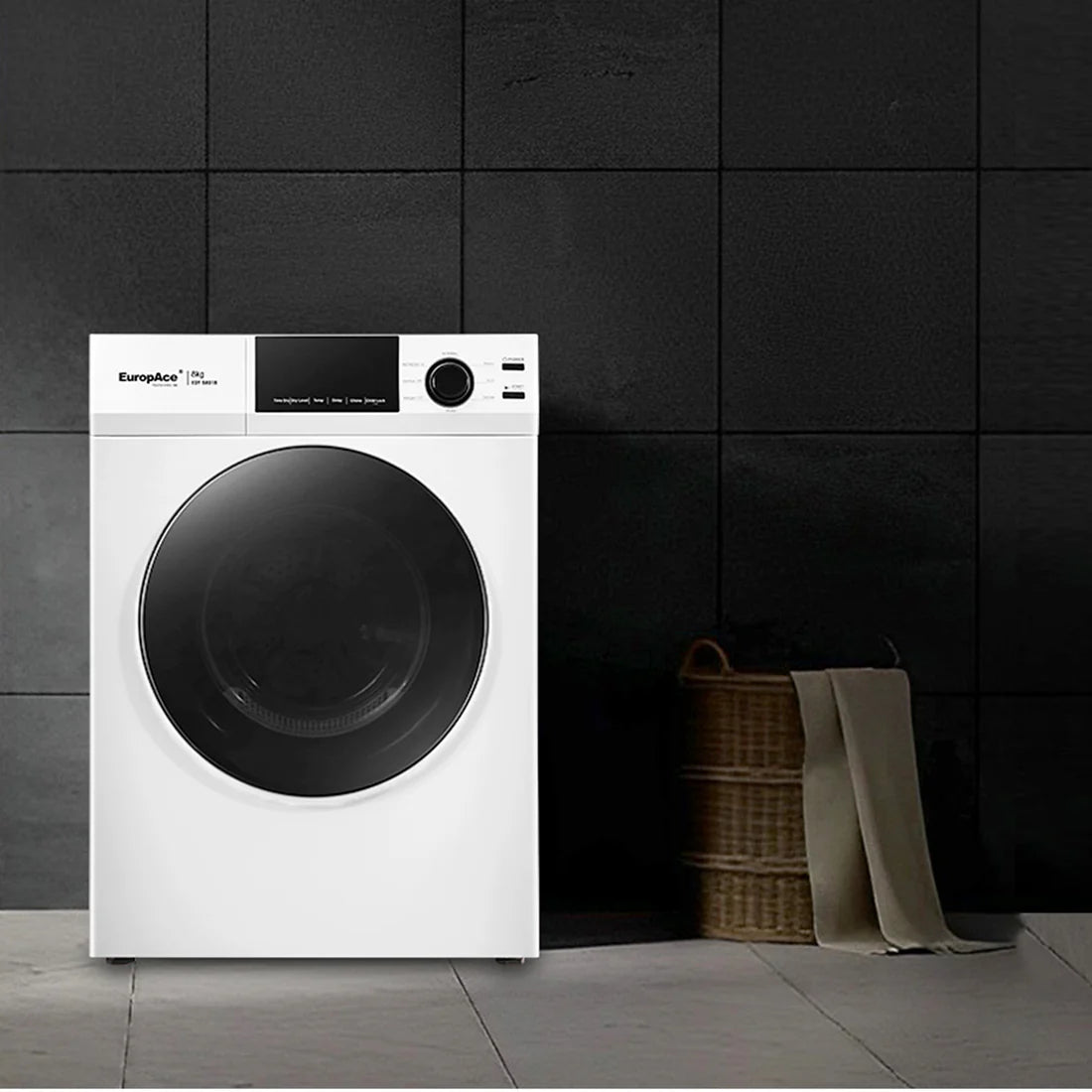 EuropAce By Otimmo EDY5801B - 8kg Front Load Dryer
