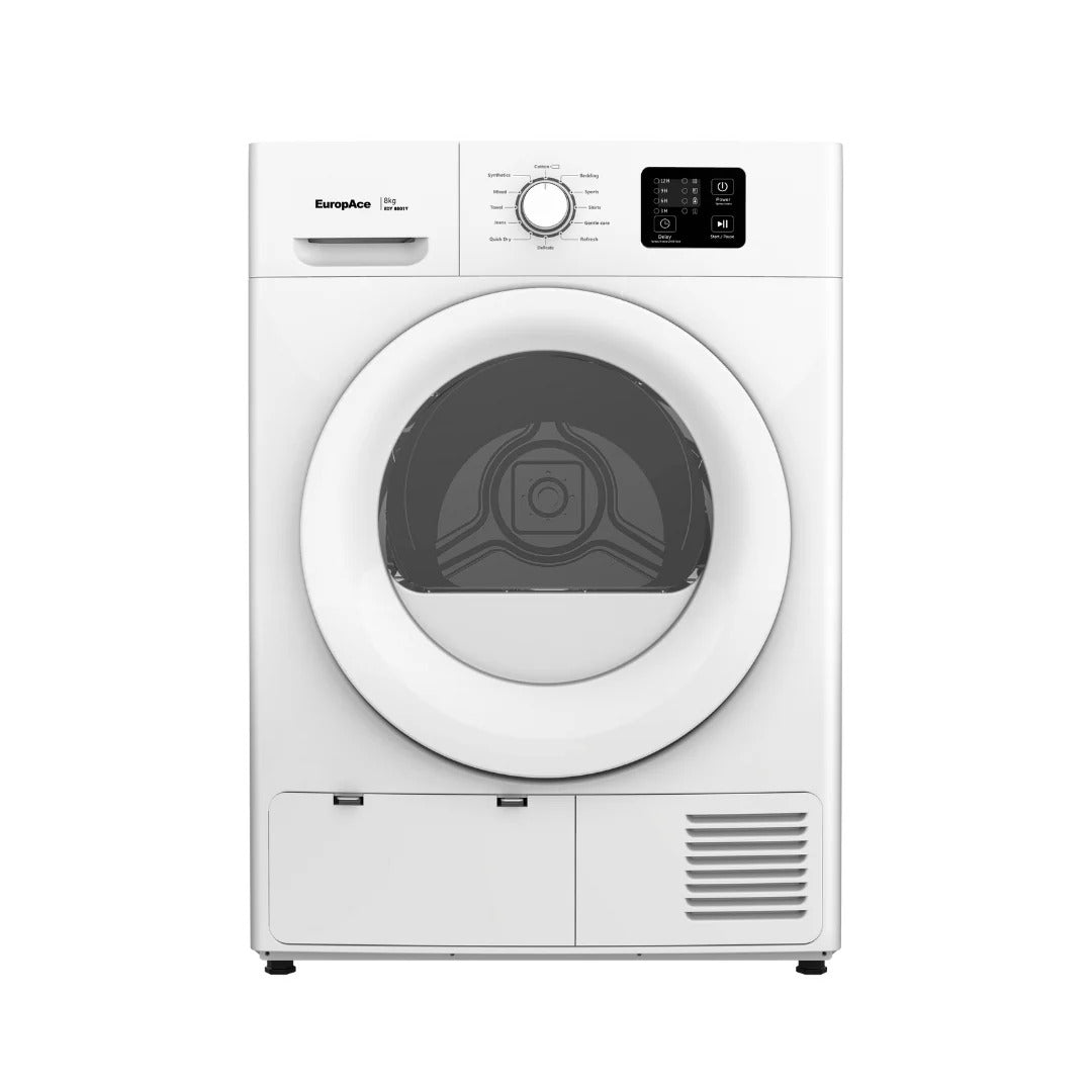8kg EuropAce Heat Pump Dryer (White)