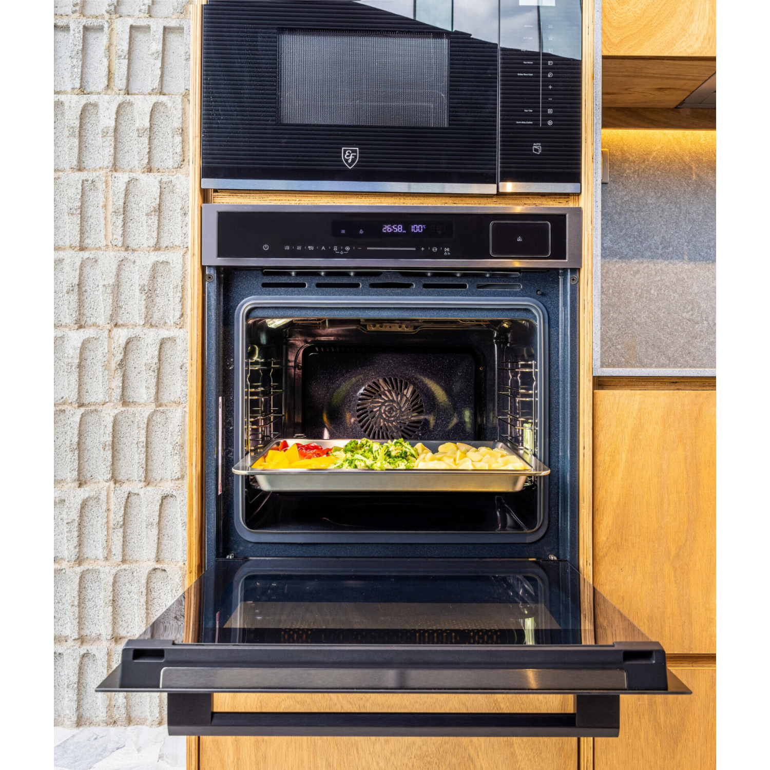 EF BO GE 1770SA M - 72L 17 Functions Full Steam Combi Oven