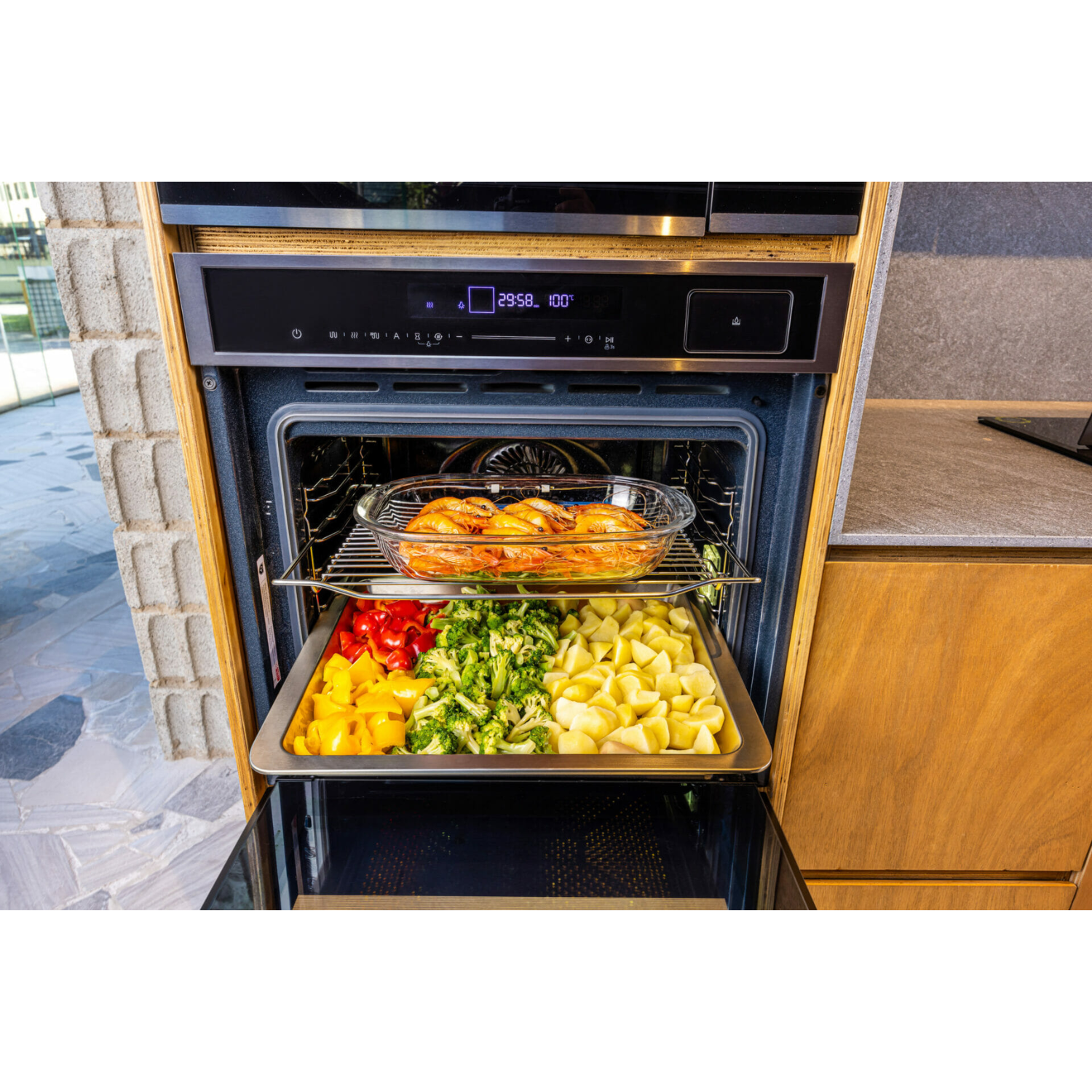 EF BO GE 1770SA M - 72L 17 Functions Full Steam Combi Oven