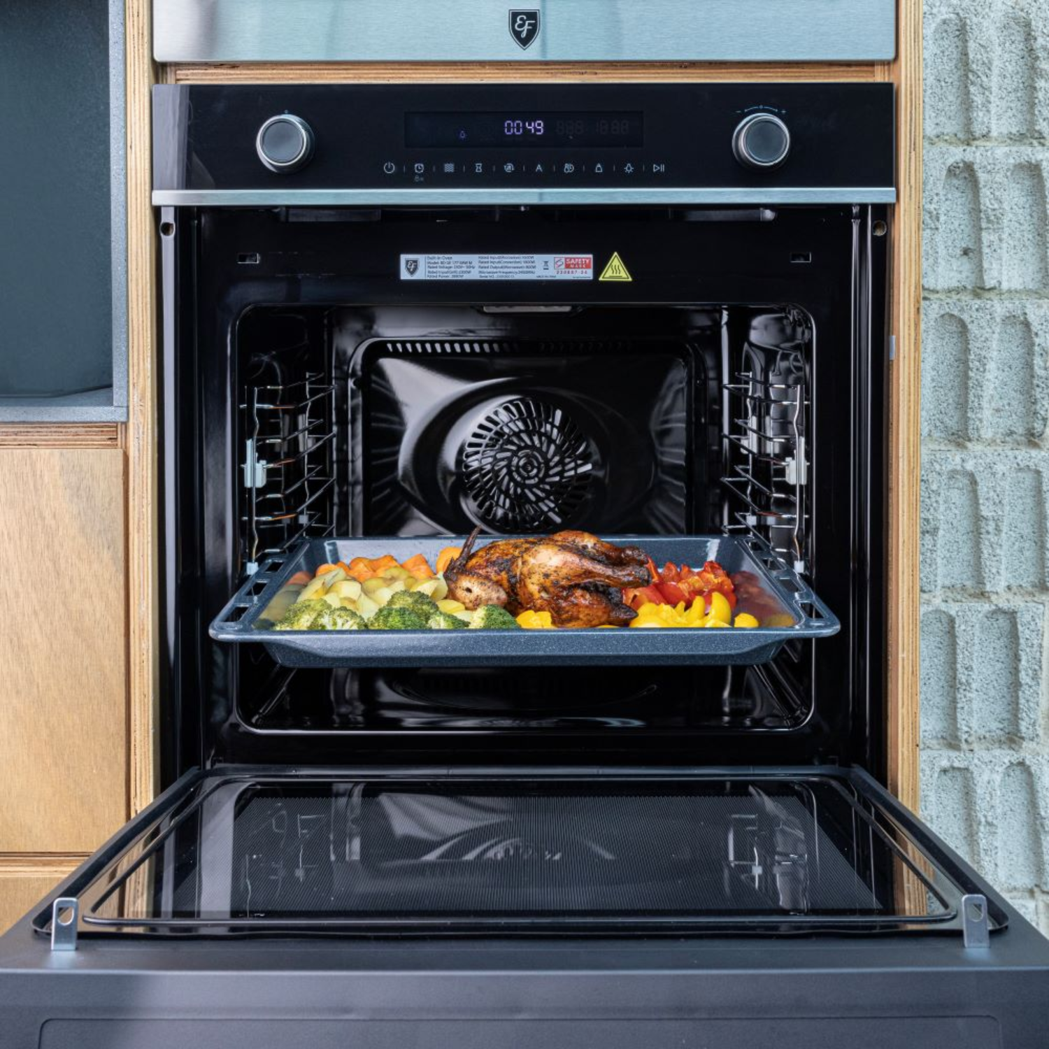 EF BO GE 1771MW M - 72L 16 Functions Full Steam Combi Oven