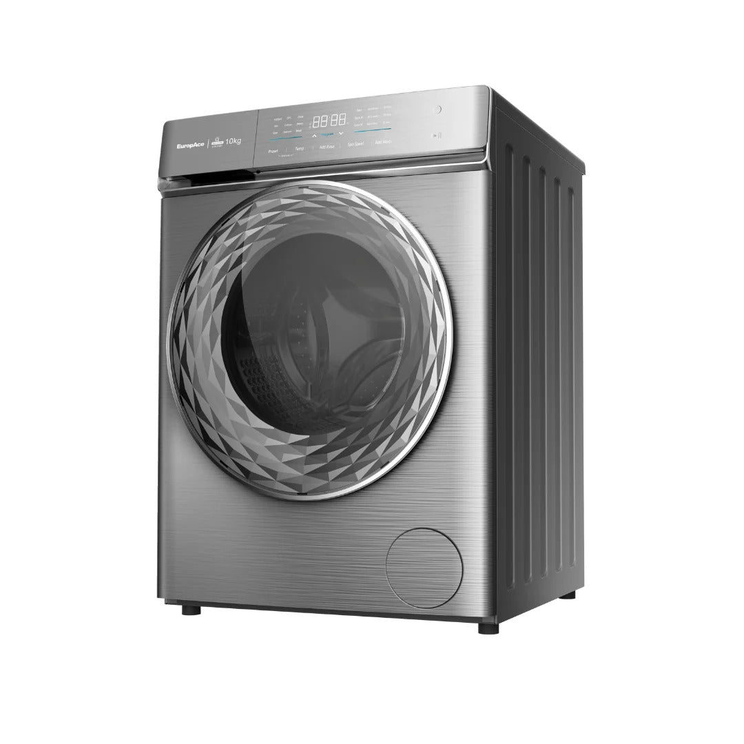 10kg EuropAce Steam Front Load Washing Machine