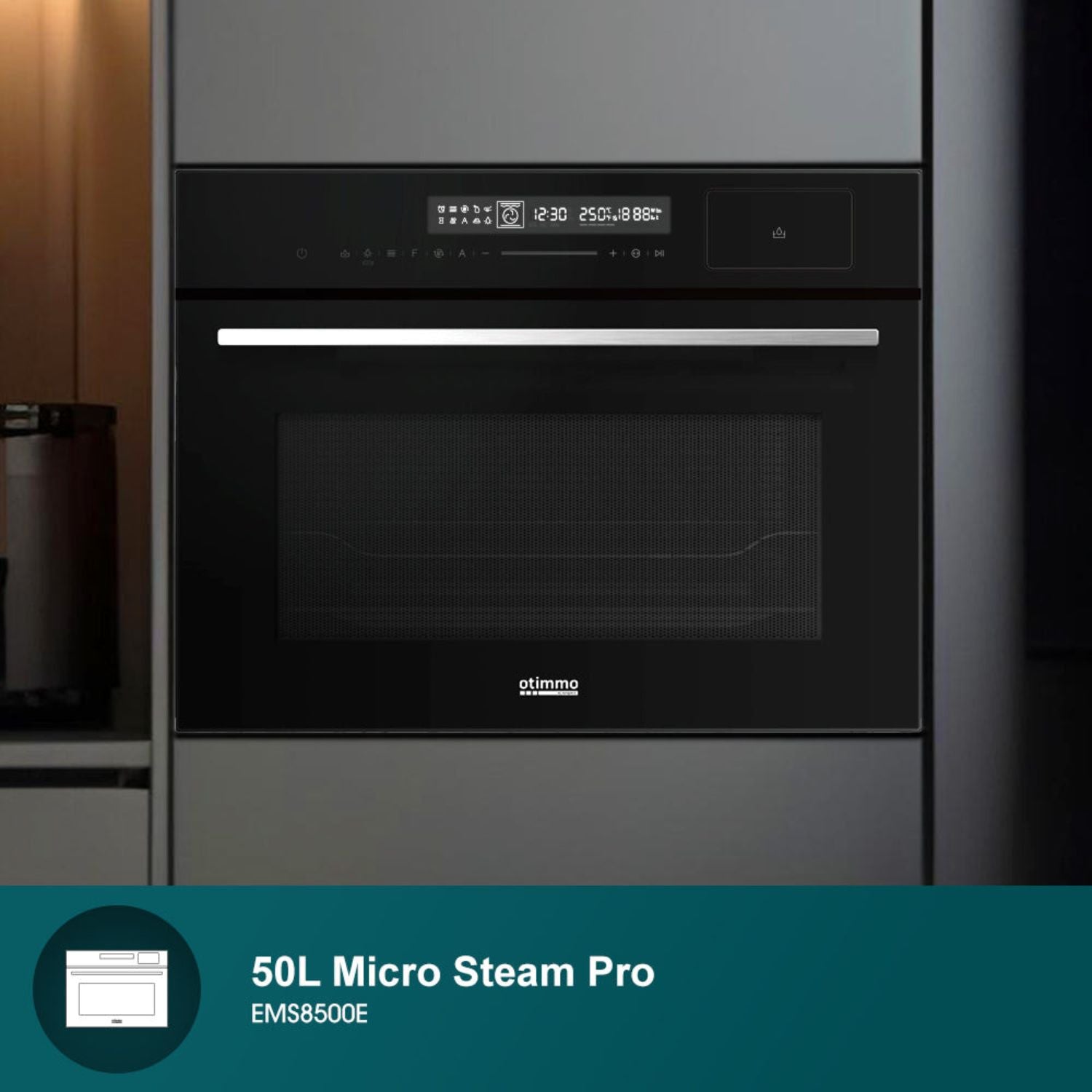 50L EuropAce Micro Steam Pro 4-in-1 Built-in Oven