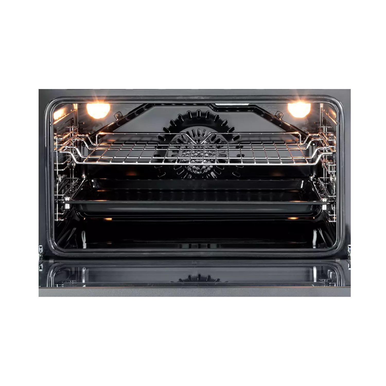 Elba ELIO 910 - 87L 9 Multi-function Built-in Oven Full Black Glass