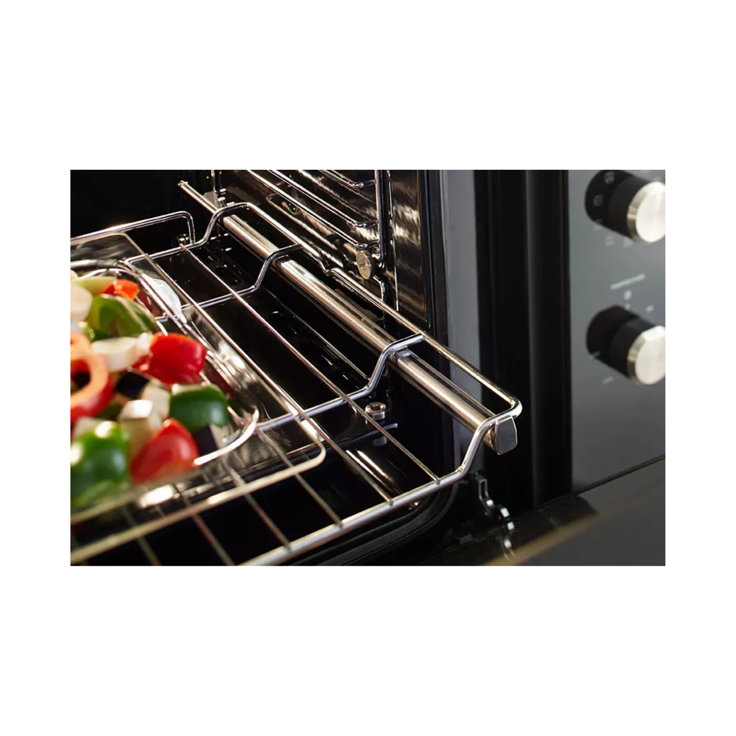 Elba ELIO 910 - 87L 9 Multi-function Built-in Oven Full Black Glass