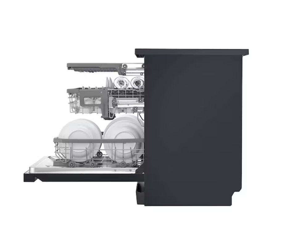 LG Front Control 10 Wash Programs Dishwasher Black