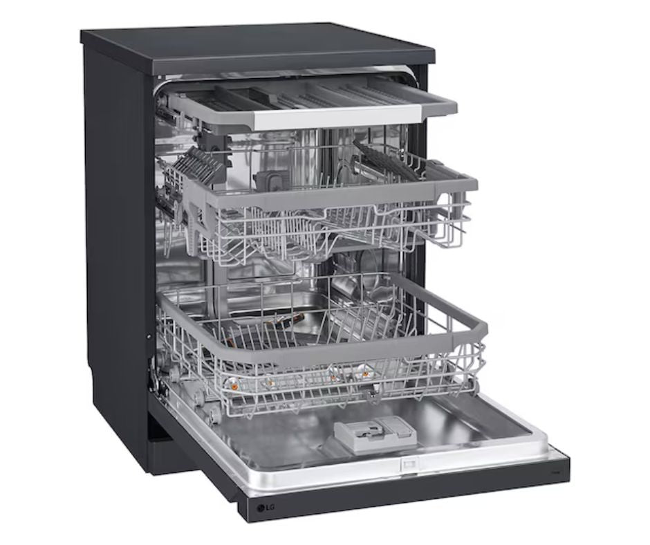 LG Front Control 10 Wash Programs Dishwasher Black