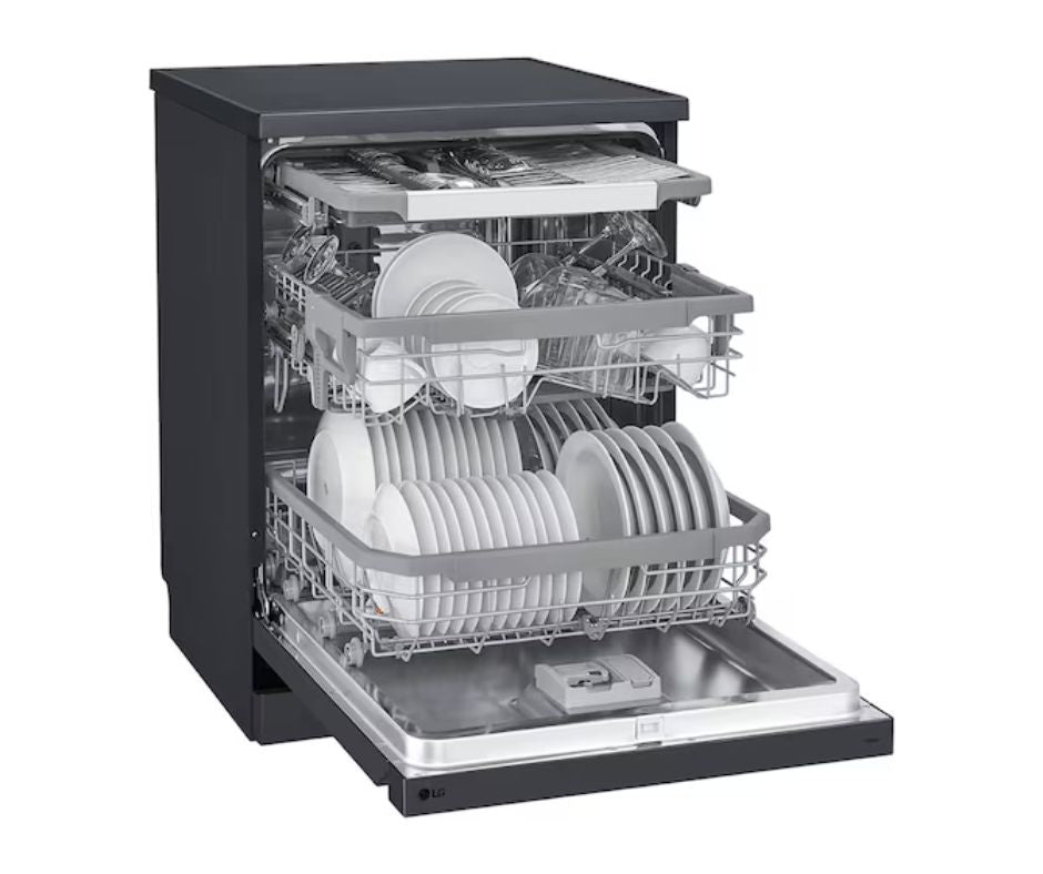 LG Front Control 10 Wash Programs Dishwasher Black