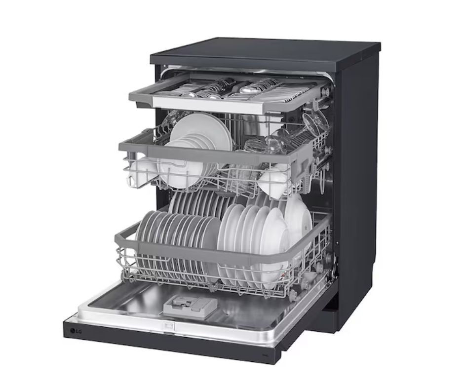 LG Front Control 10 Wash Programs Dishwasher Black