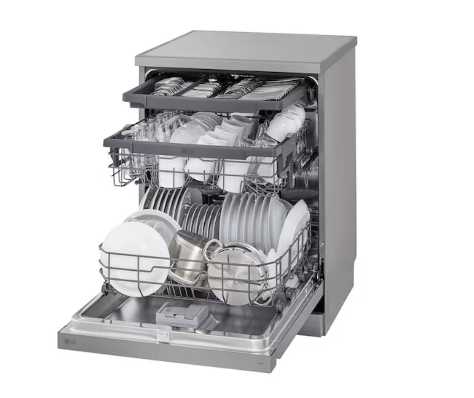LG Front Control 10 Wash Programs Dishwasher Silver