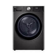 10kg LG Dual Inverter Front Load Heat Pump Dryer Black Steel
