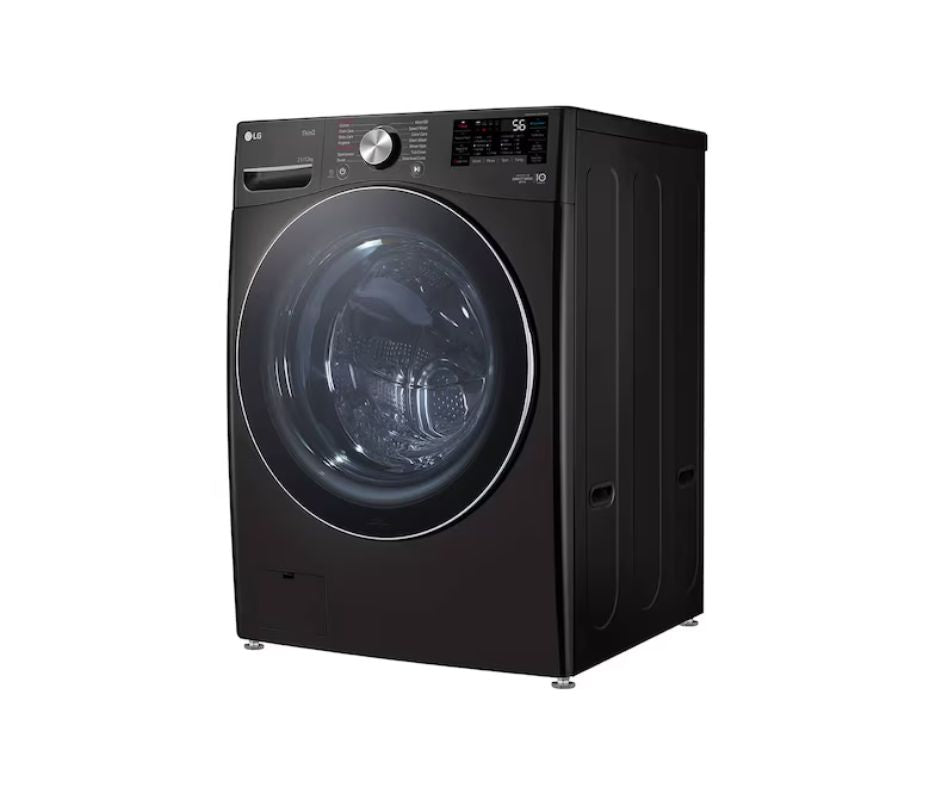 21/12kg LG AI Direct Drive Front Load Washer Dryer Black Steel
