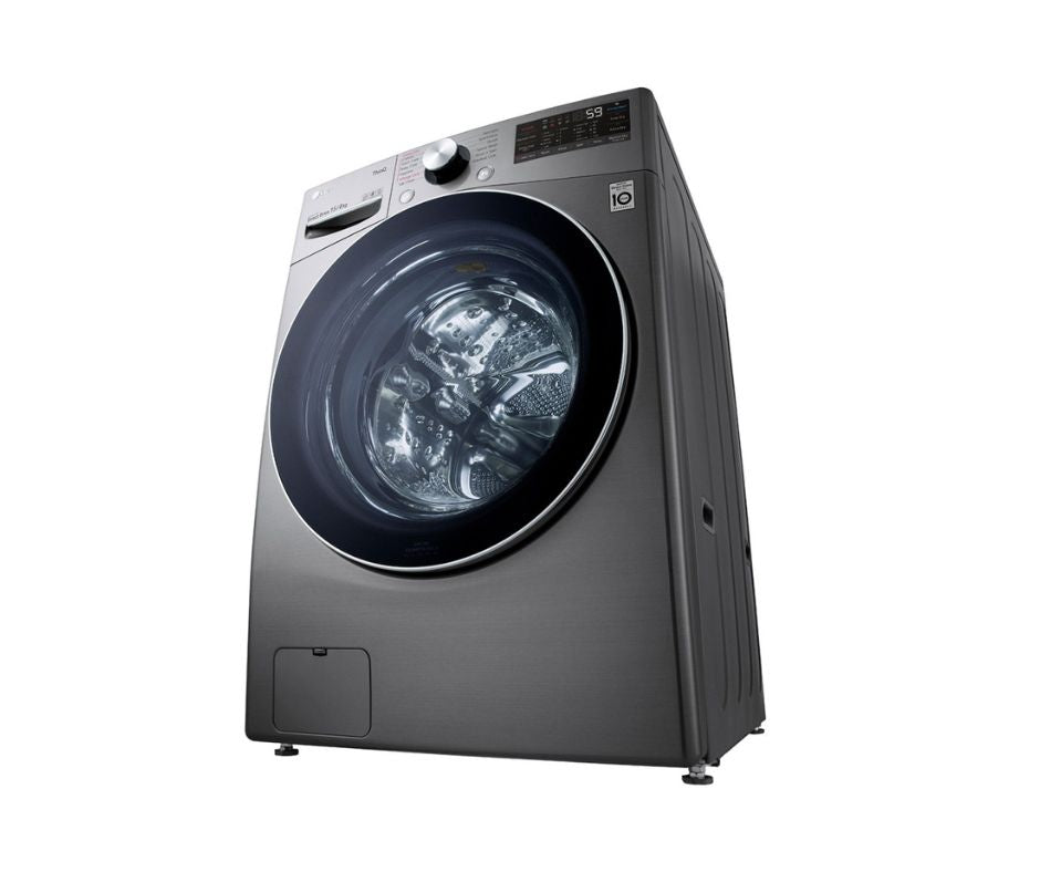 15/8kg LG AI Direct Drive Front Load Washer Dryer Silver