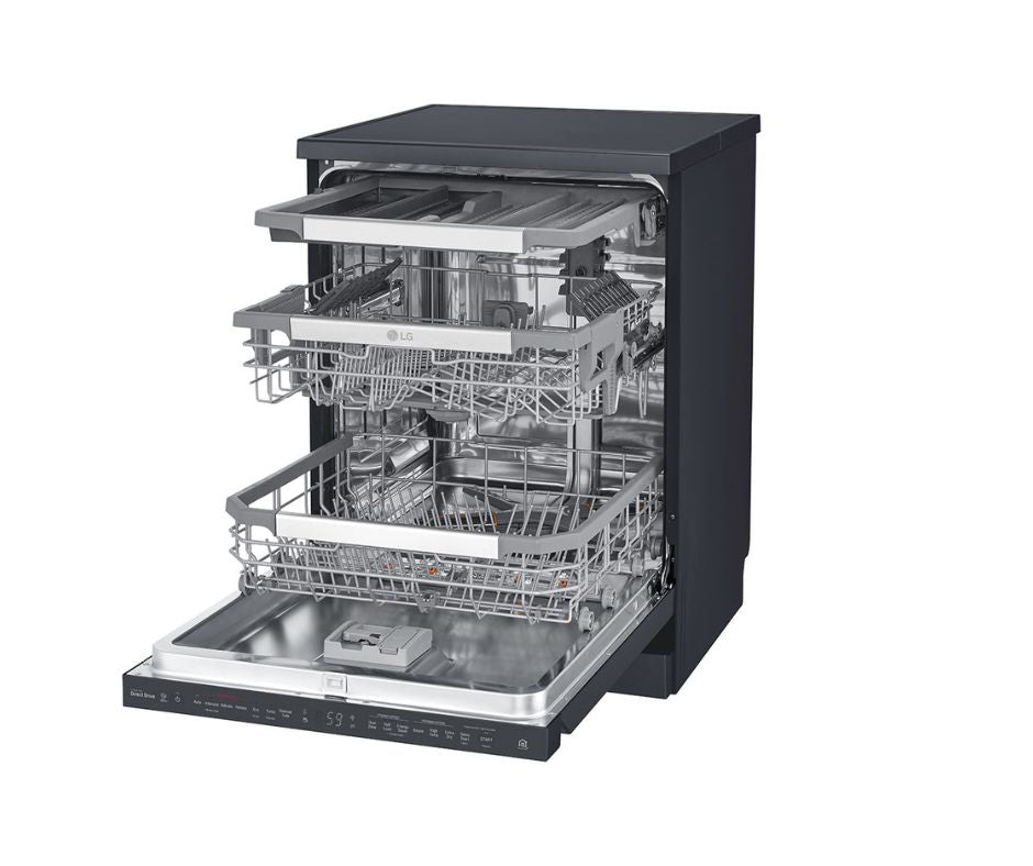 LG Top Control Dishwasher Black (14 Place Settings)
