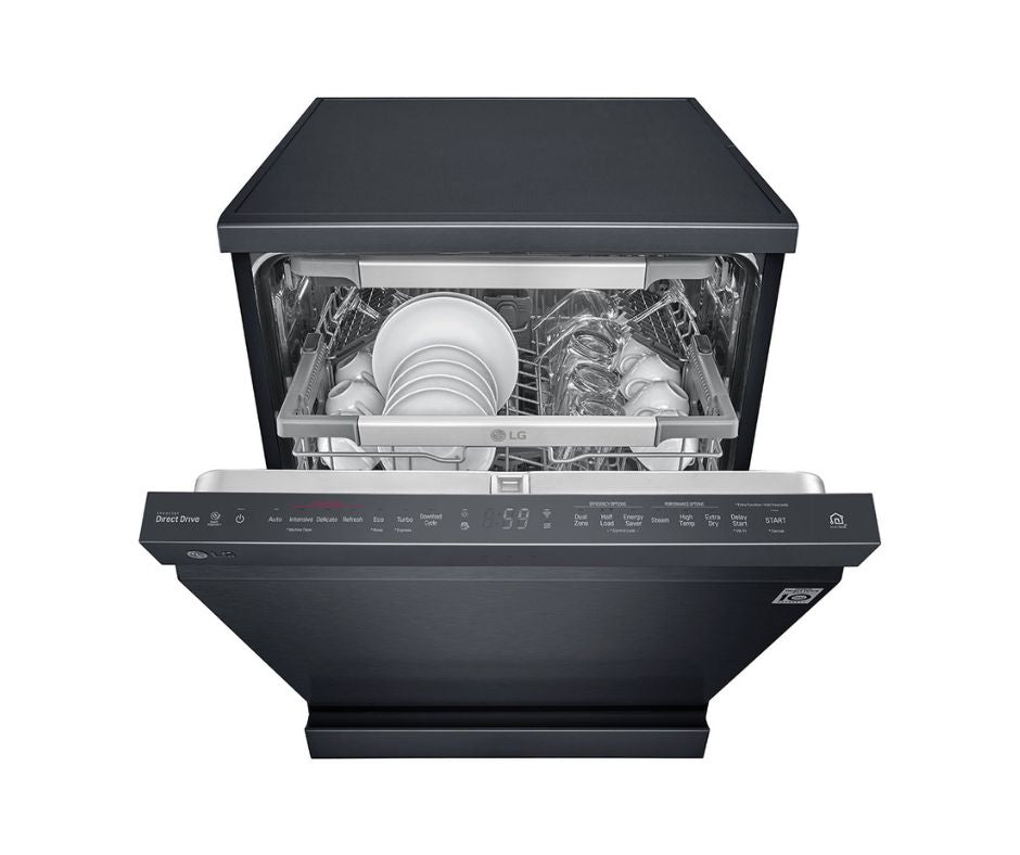 LG Top Control Dishwasher Black (14 Place Settings)