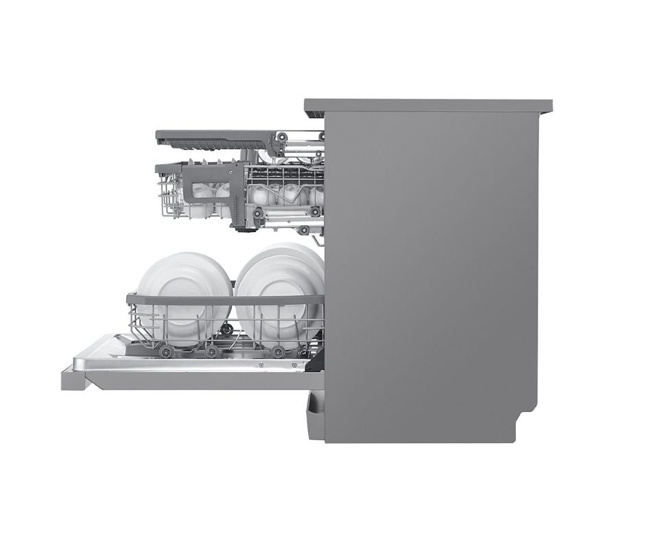 LG Top Control Dishwasher Silver (14 Place Settings)