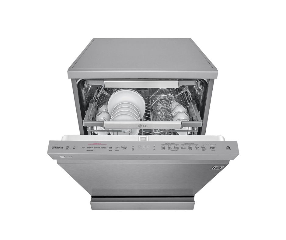 LG Top Control Dishwasher Silver (14 Place Settings)