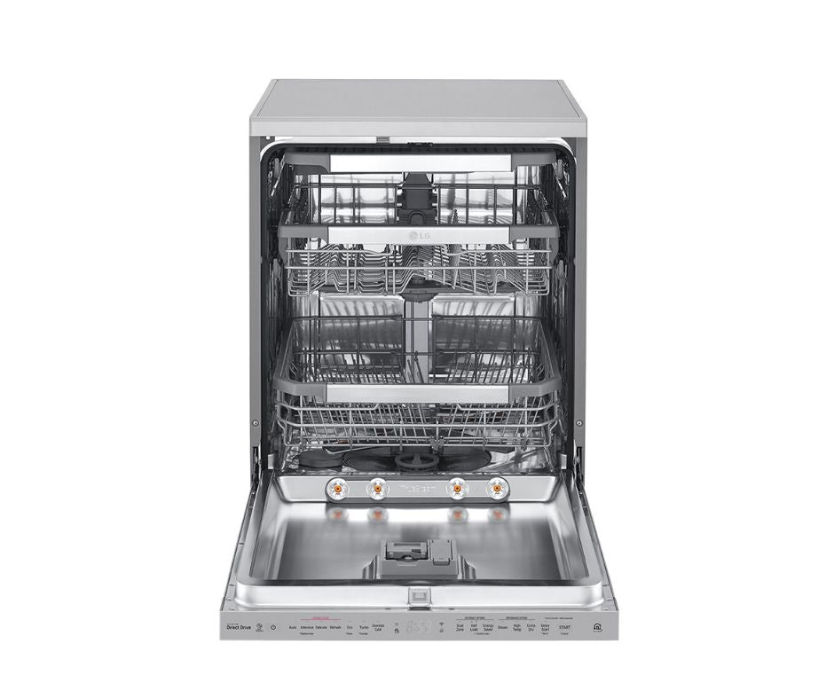 LG Top Control Dishwasher Silver (14 Place Settings)