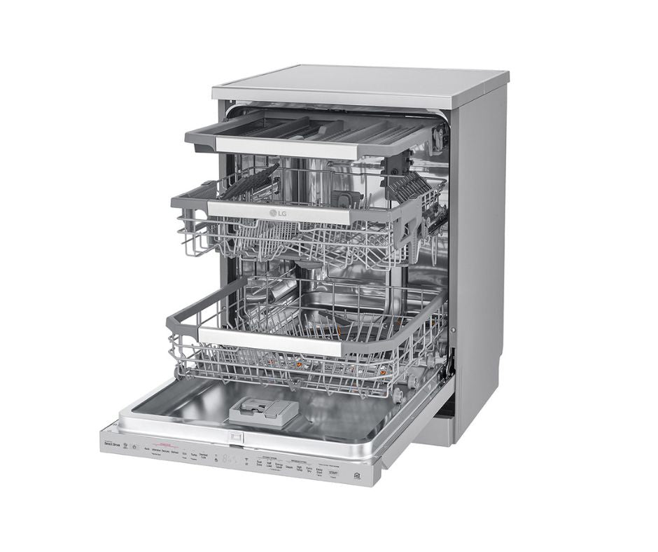 LG Top Control Dishwasher Silver (14 Place Settings)