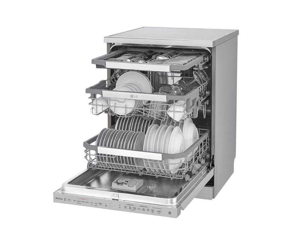 LG Top Control Dishwasher Silver (14 Place Settings)