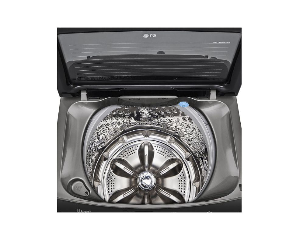 12kg LG TurboWash3D™ Top Load Washing Machine Silver