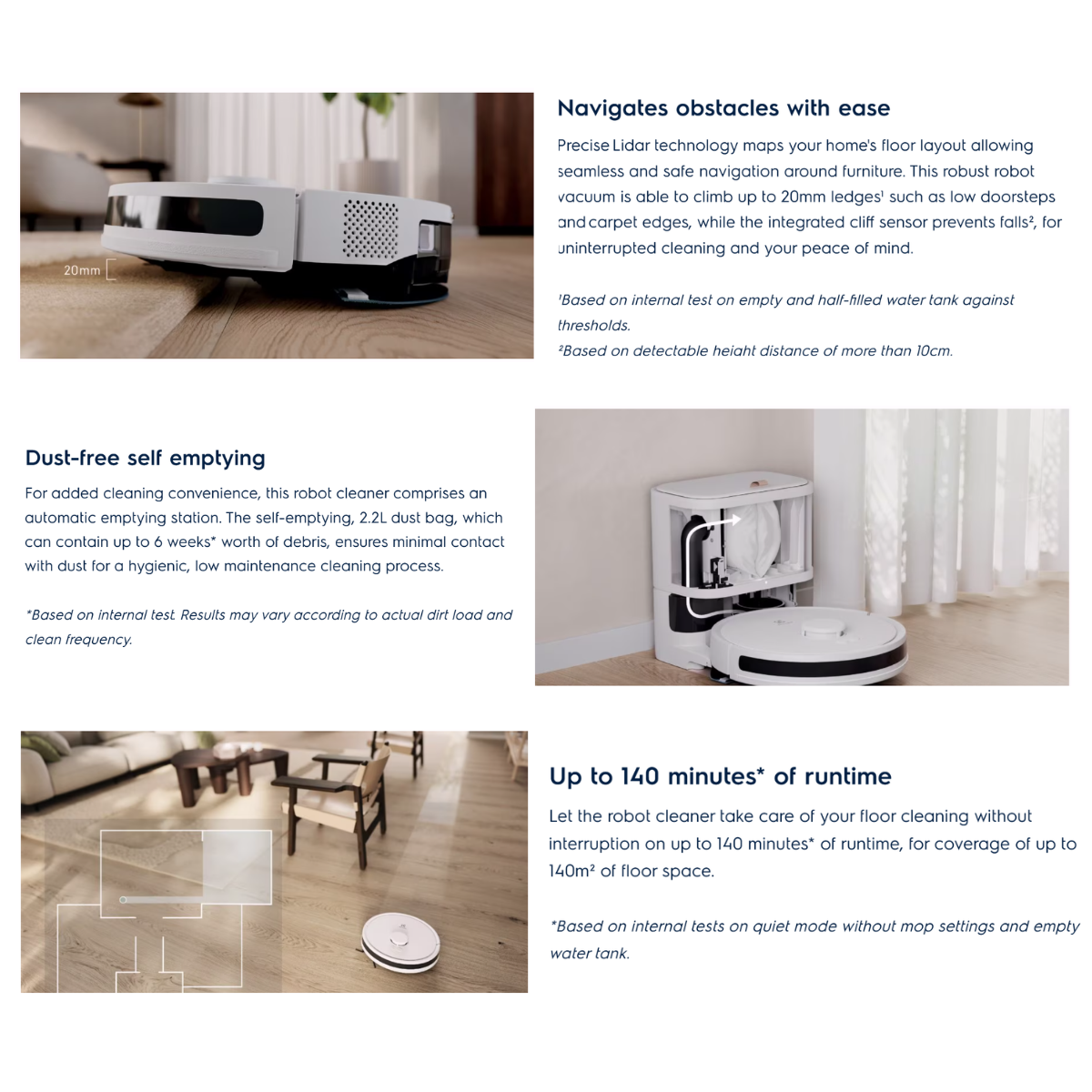 Electrolux EFR71222DS - 2 IN 1 Robot Vacuum