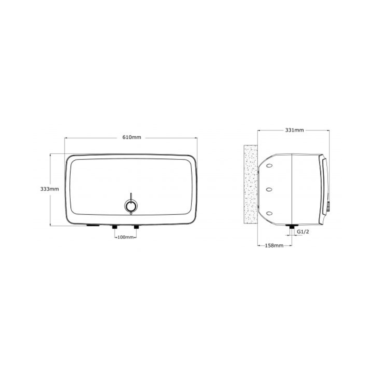 Tecno TSH 20N - 20L Slim Storage Heater