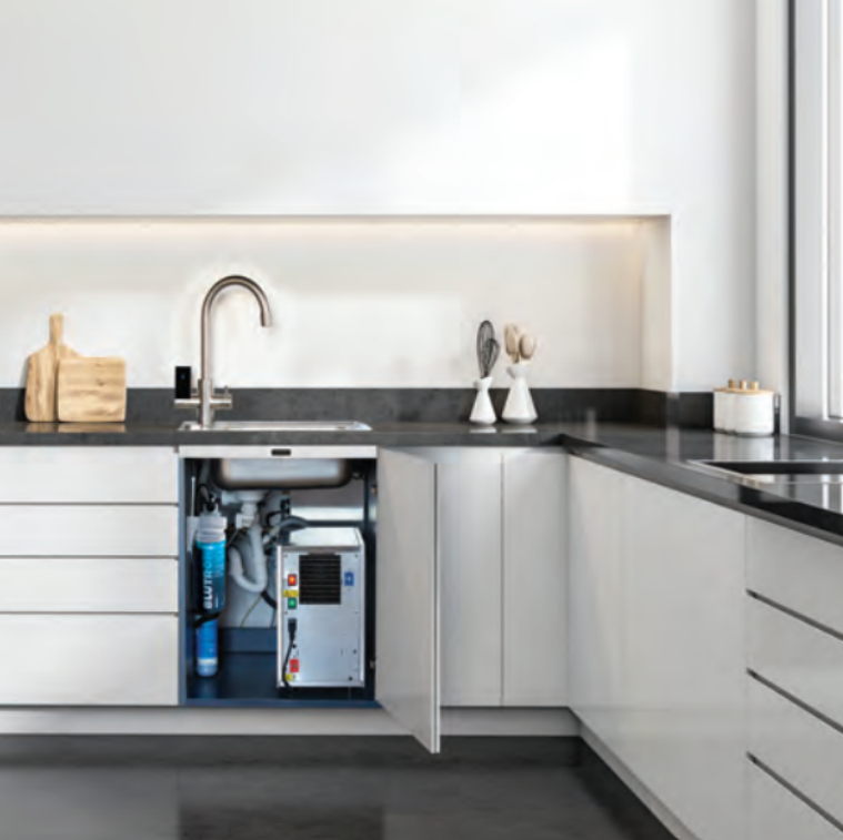 Compact Under-Counter Option Saves Space