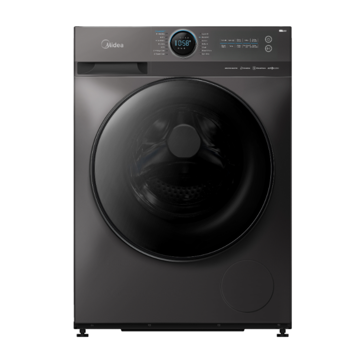 Midea MF200W105B - 10.5kg Front Load Washer