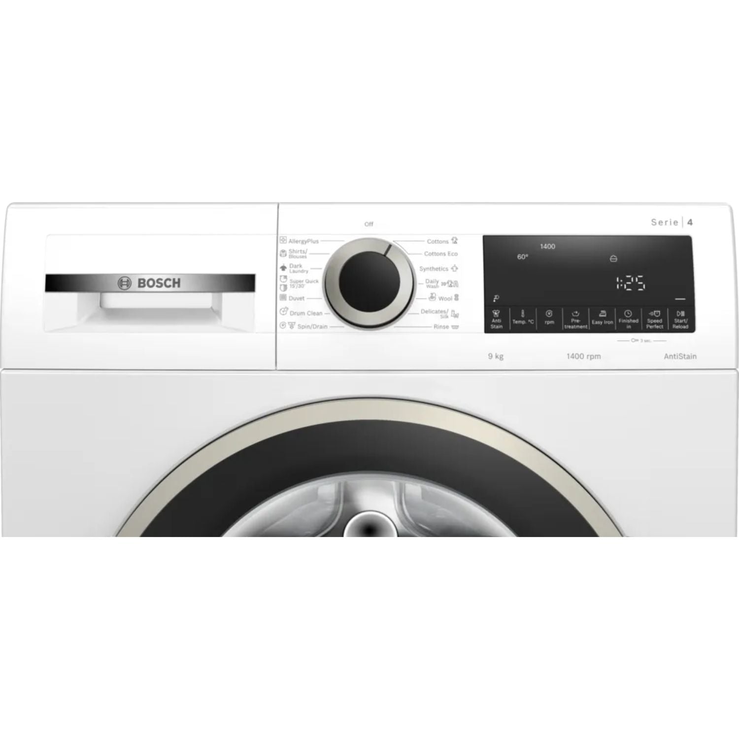 9kg Bosch Series 4 Front Load Washing Machine