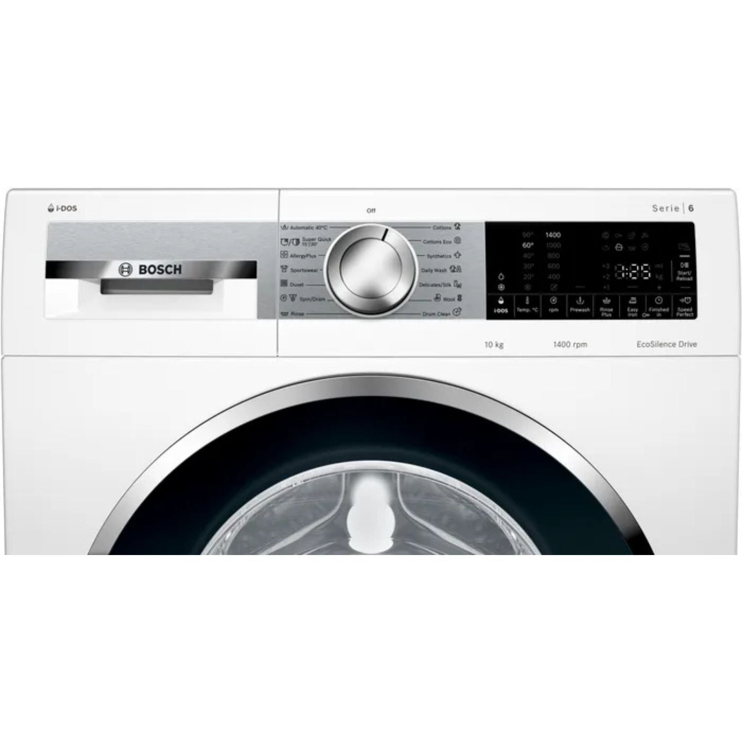 10kg Bosch Series 6 Front Load Washing Machine (White)