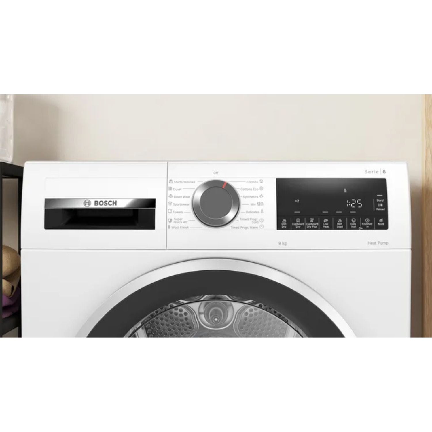 9kg Bosch Series 6 Front Load Dryer